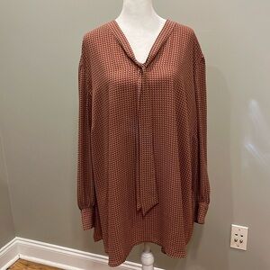 Adrianna Papell Long Sleeve Blouse